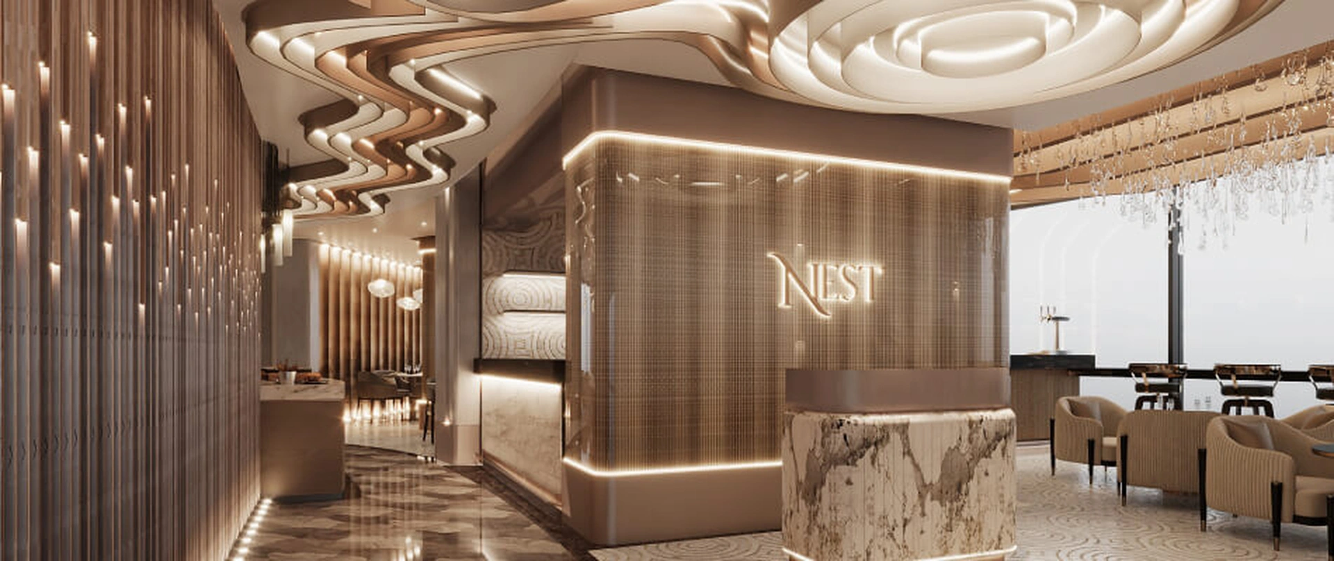 Khách sạn cao nhất thế giới, có 1.000 phòng, khách ngủ chạm mây - 7