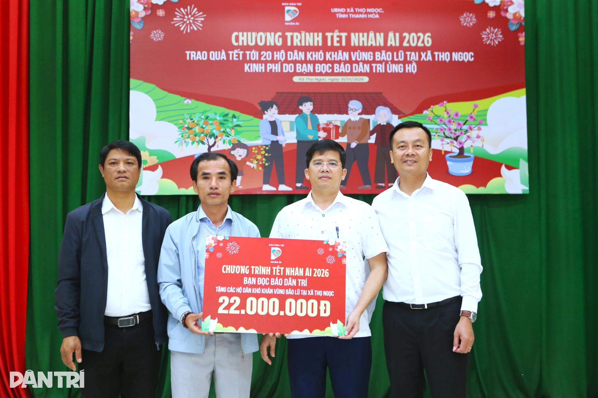 Bạn đọc Dân trí tặng quà Tết Nhân ái 2026 đến 50 hộ dân ở Thanh Hóa - 8