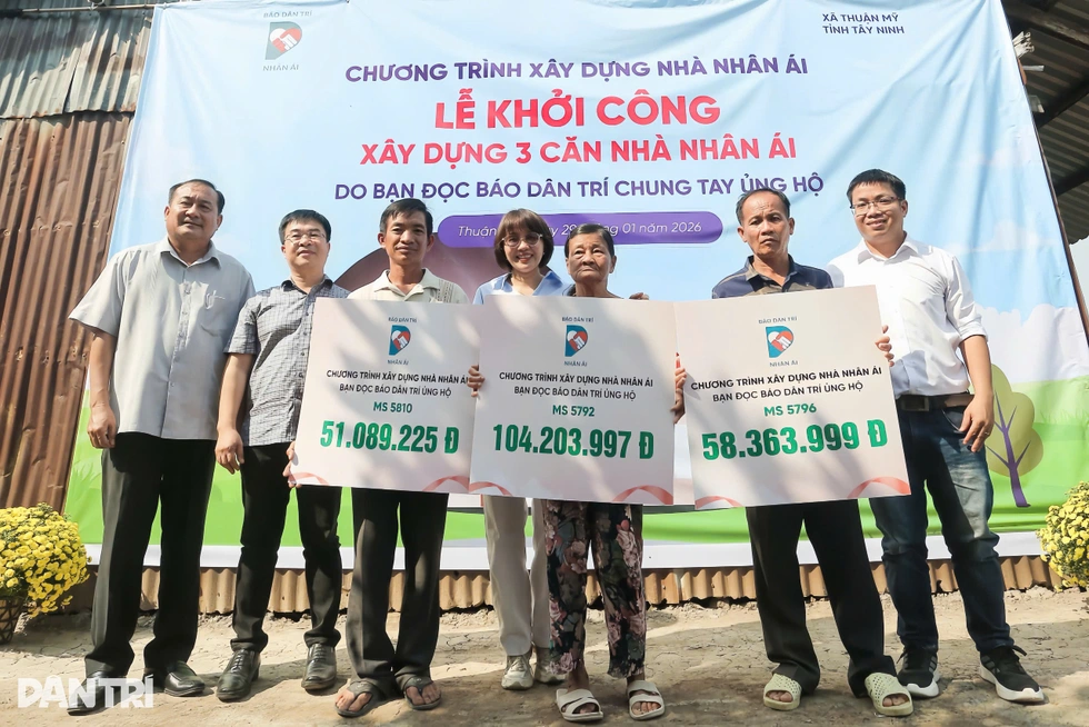 Báo Dân trí khởi công xây dựng 3 căn nhà Nhân ái ở Tây Ninh - 3 Báo Dân trí khởi công xây dựng 3 căn nhà Nhân ái ở Tây Ninh - 3