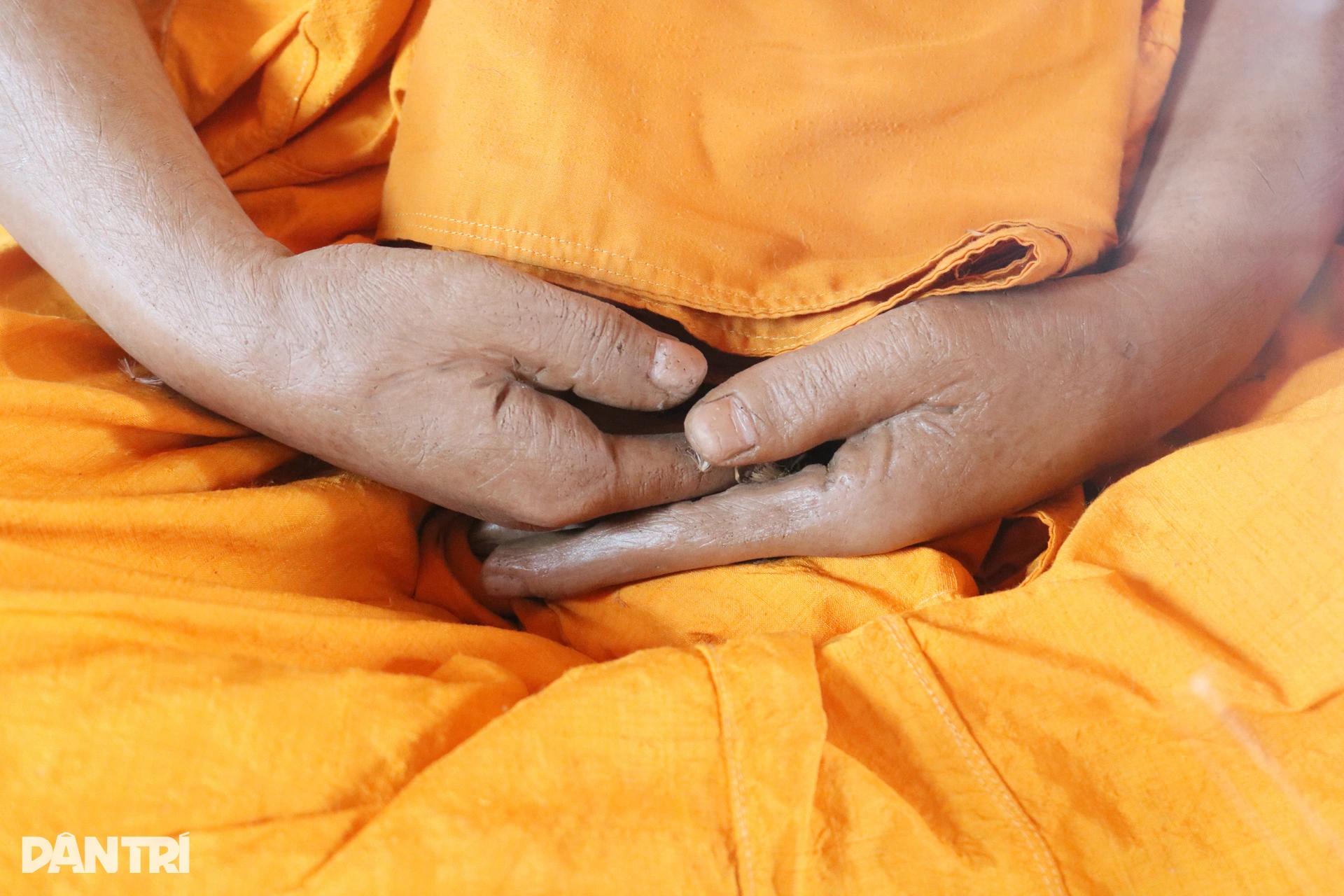 Tượng sáp vị sư giống y người thật khiến nhiều người đến bắt chuyện - 5