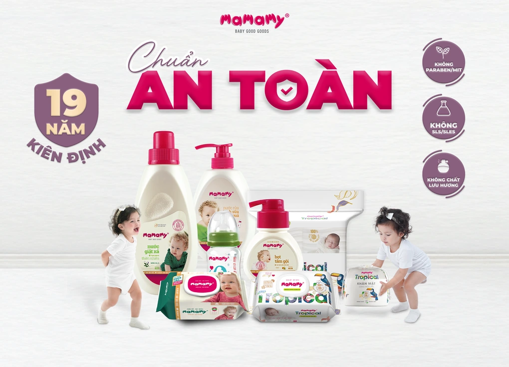 Mamamy 19 năm giữ tiêu chuẩn an toàn cho bé - 2 Mamamy 19 năm giữ tiêu chuẩn an toàn cho bé - 2