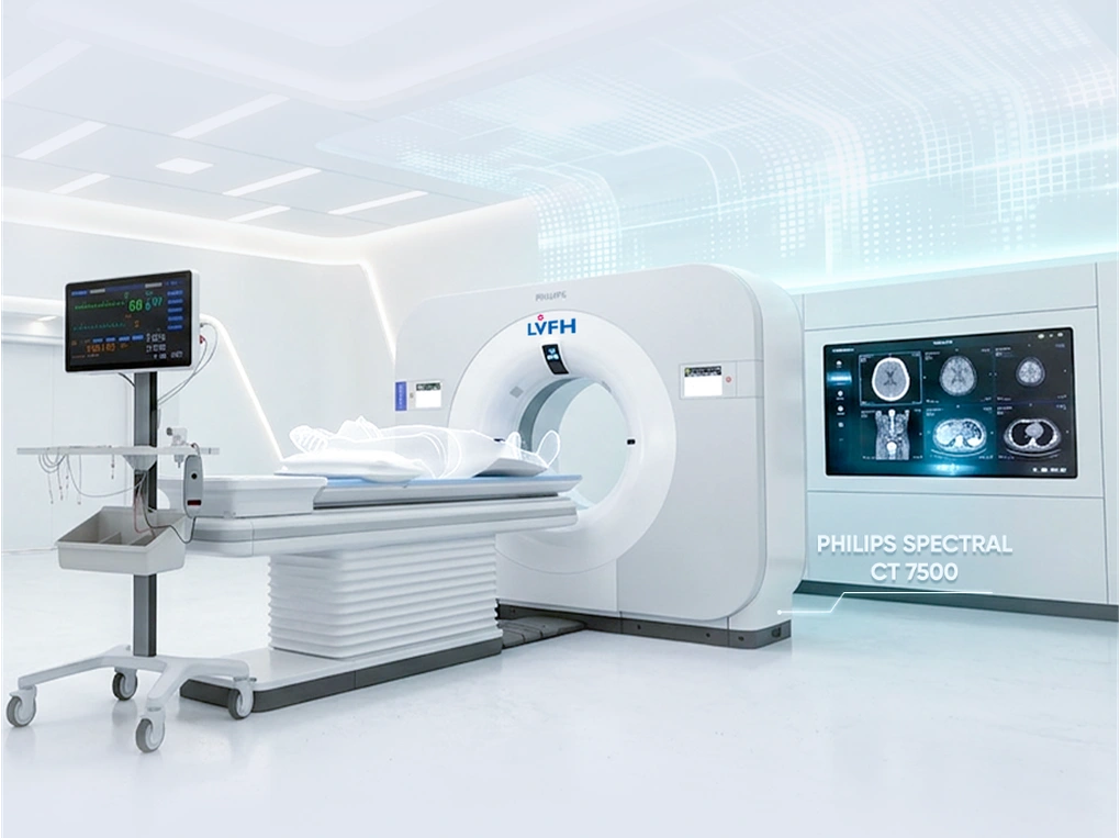 Bệnh viện Quốc Tế Thăng Long Lạc Việt tiên phong triển khai máy chụp CT phổ - 2 Bệnh viện Quốc Tế Thăng Long Lạc Việt tiên phong triển khai máy chụp CT phổ - 2