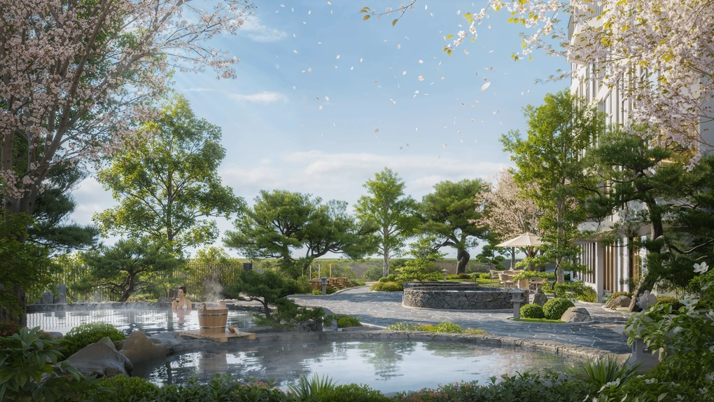 Thiết kế trải nghiệm sống trên cao đột phá tại Forest Onsen - 3