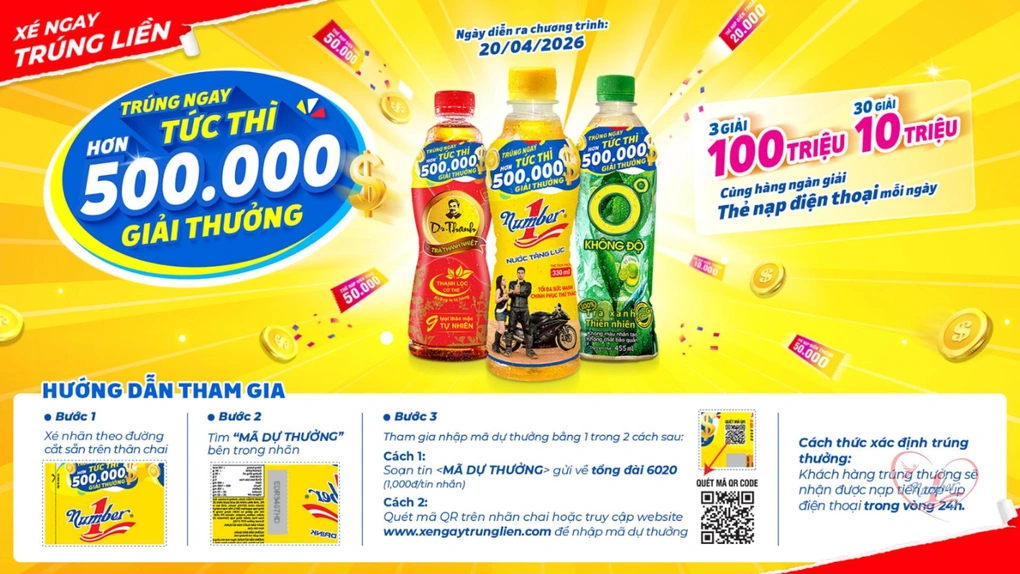 Hơn 5,4 triệu lượt tham gia Xé ngay trúng liền - 4 Hơn 5,4 triệu lượt tham gia Xé ngay trúng liền - 4